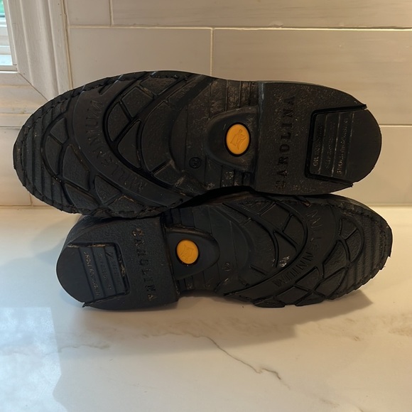 Carolina Boots Men's 3010 EH Grizzly Brown Leather 6 inch Steel Toe Work Boots - Picture 10 of 11